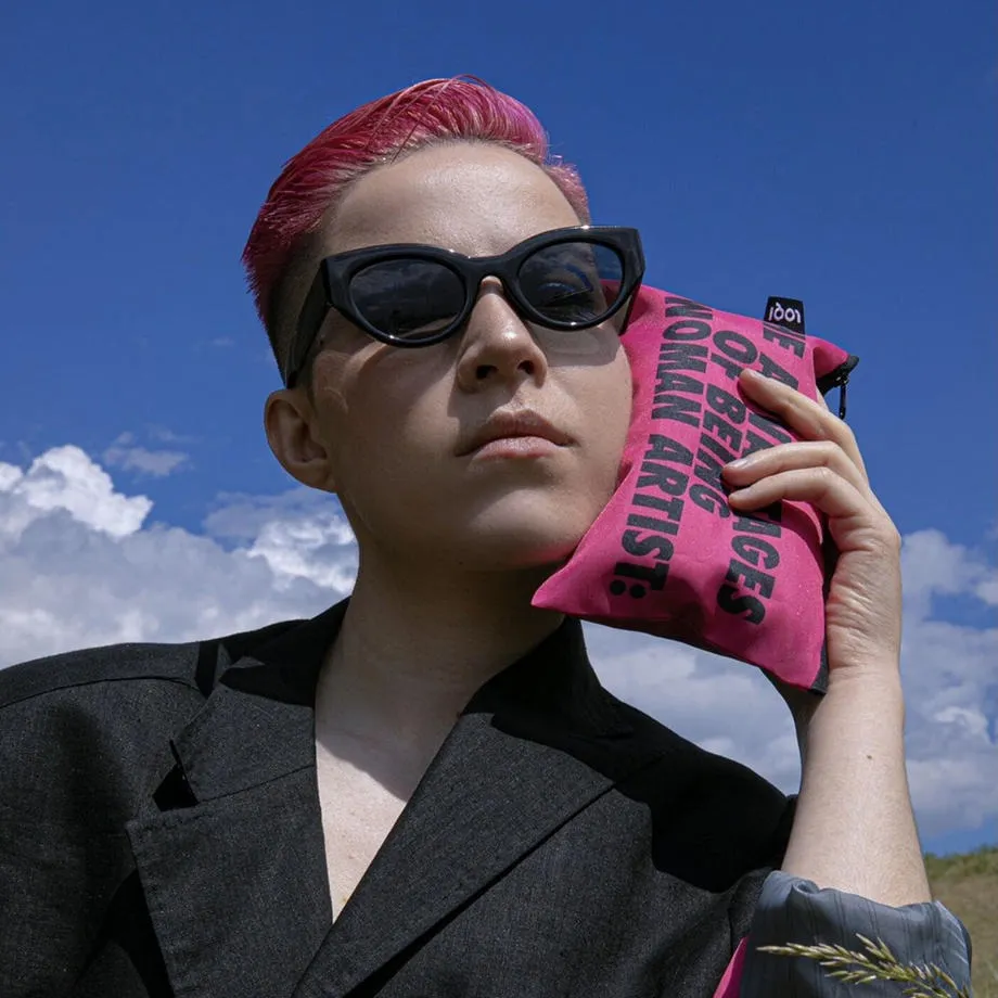 LOQI ローキー エコバッグ ジップポケット ゲリラガールズ